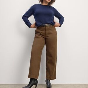 Everlane Wide-Leg Utility Pant- Cocoa